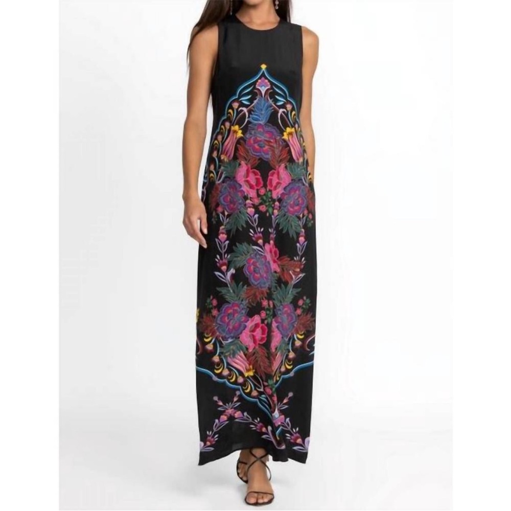 JOHNNY WAS Tatianna Maxi Dress, SMALL. - Picture 3 of 8